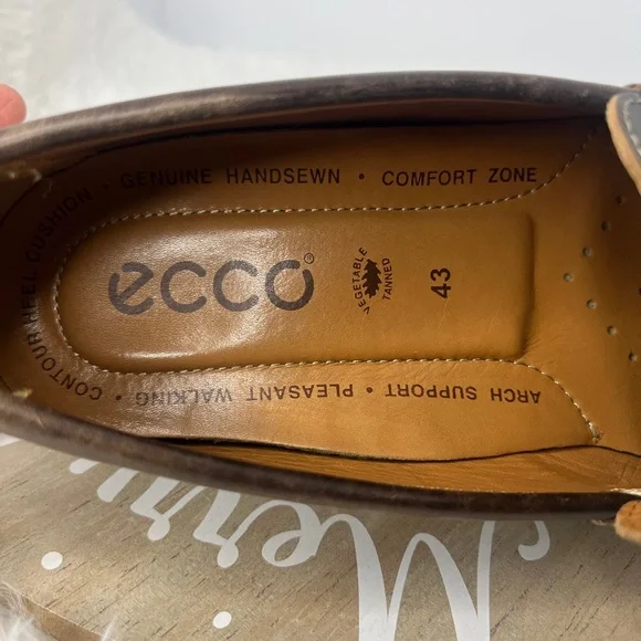 ECCO Men's Classic Moc 2.0 Slip on Driving Style Loafer US 9-9.5 Euro 43
